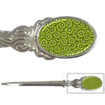 Kiwi Fruit Pattern Green Background Letter Opener