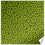 Kiwi Fruit Pattern Green Background Canvas 12  x 12 