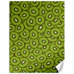 Kiwi Fruit Pattern Green Background Canvas 18  x 24 