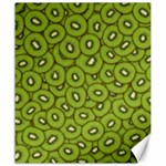 Kiwi Fruit Pattern Green Background Canvas 20  x 24 