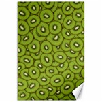 Kiwi Fruit Pattern Green Background Canvas 20  x 30 