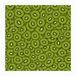 Kiwi Fruit Pattern Green Background Medium Glasses Cloth (2 Sides)