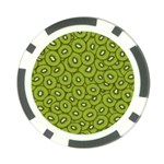 Kiwi Fruit Pattern Green Background Poker Chip Card Guard