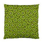 Kiwi Fruit Pattern Green Background Standard Cushion Case (One Side)