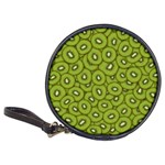 Kiwi Fruit Pattern Green Background Classic 20-CD Wallets