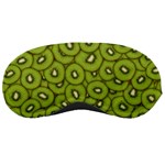 Kiwi Fruit Pattern Green Background Sleep Mask