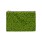 Kiwi Fruit Pattern Green Background Cosmetic Bag (Medium)