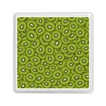 Kiwi Fruit Pattern Green Background Memory Card Reader (Square)