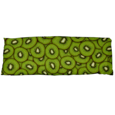 Kiwi Fruit Pattern Green Background Body Pillow Case (Dakimakura) from ArtsNow.com Body Pillow Case