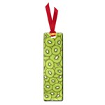 Kiwi Fruit Pattern Green Background Small Book Marks