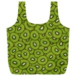 Kiwi Fruit Pattern Green Background Full Print Recycle Bag (XL)