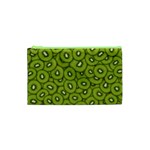 Kiwi Fruit Pattern Green Background Cosmetic Bag (XS)