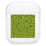 Kiwi Fruit Pattern Green Background Soft TPU AirPods 1/2 Case