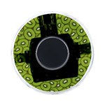 Kiwi Fruit Pattern Green Background On-the-Go Memory Card Reader