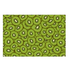 Kiwi Fruit Pattern Green Background Belt Pouch Bag (Small) from ArtsNow.com Loop