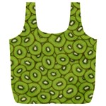 Kiwi Fruit Pattern Green Background Full Print Recycle Bag (XXXL)