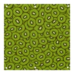 Kiwi Fruit Pattern Green Background Banner and Sign 3  x 3 