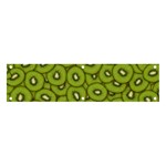 Kiwi Fruit Pattern Green Background Banner and Sign 4  x 1 