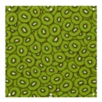 Kiwi Fruit Pattern Green Background Banner and Sign 4  x 4 