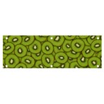 Kiwi Fruit Pattern Green Background Banner and Sign 6  x 2 