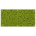 Kiwi Fruit Pattern Green Background Banner and Sign 6  x 3 