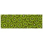 Kiwi Fruit Pattern Green Background Banner and Sign 9  x 3 