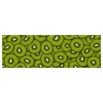 Kiwi Fruit Pattern Green Background Banner and Sign 12  x 4 