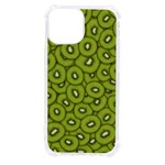 Kiwi Fruit Pattern Green Background iPhone 13 mini TPU UV Print Case