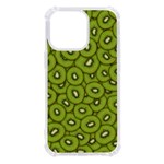 Kiwi Fruit Pattern Green Background iPhone 13 Pro TPU UV Print Case