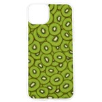 Kiwi Fruit Pattern Green Background iPhone 15 Pro TPU UV Print Case