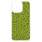 Kiwi Fruit Pattern Green Background iPhone 15 Pro Max TPU UV Print Case