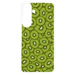 Kiwi Fruit Pattern Green Background Samsung Galaxy S24 6.2 Inch TPU UV Case