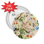 Textile Fabric Tropical 2.25  Buttons (100 pack) 