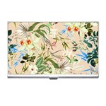 Textile Fabric Tropical Business Card Holder