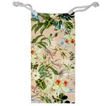 Textile Fabric Tropical Jewelry Bag