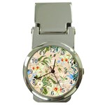 Textile Fabric Tropical Money Clip Watches