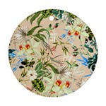 Textile Fabric Tropical Round Ornament (Two Sides)