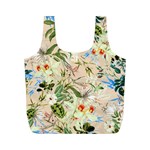 Textile Fabric Tropical Full Print Recycle Bag (M)