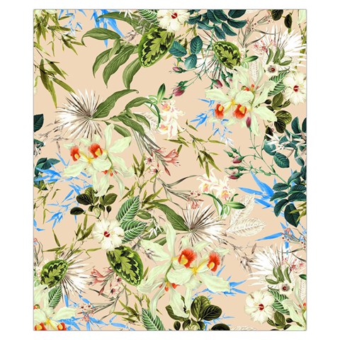 Textile Fabric Tropical Drawstring Pouch (XS) from ArtsNow.com Front