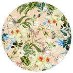 Textile Fabric Tropical Round Trivet