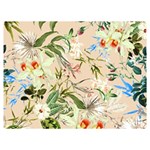 Textile Fabric Tropical Two Sides Premium Plush Fleece Blanket (Baby Size)