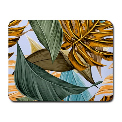 Monstera Palm Leaves Plants Small Mousepad from ArtsNow.com Front