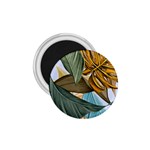 Monstera Palm Leaves Plants 1.75  Magnets