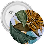 Monstera Palm Leaves Plants 3  Buttons