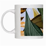 Monstera Palm Leaves Plants White Mug