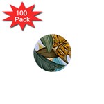 Monstera Palm Leaves Plants 1  Mini Magnets (100 pack) 