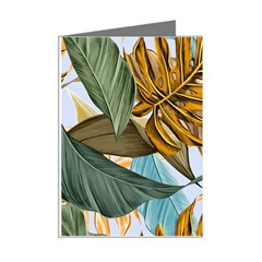 Monstera Palm Leaves Plants Mini Greeting Cards (Pkg of 8) from ArtsNow.com Right