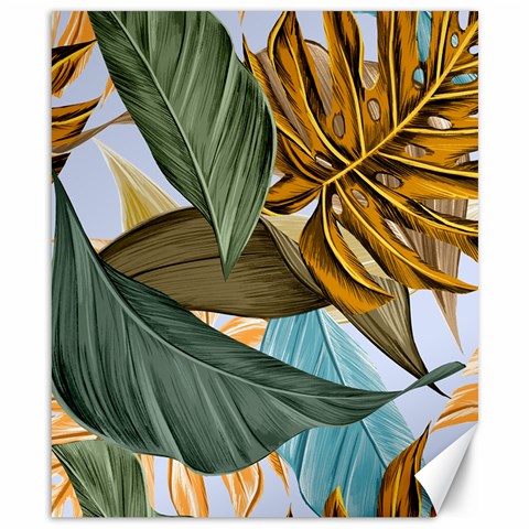 Monstera Palm Leaves Plants Canvas 8  x 10  from ArtsNow.com 8.15 x9.66  Canvas - 1