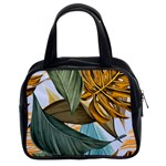 Monstera Palm Leaves Plants Classic Handbag (Two Sides)