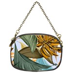 Monstera Palm Leaves Plants Chain Purse (One Side)